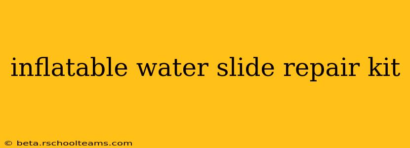 inflatable water slide repair kit