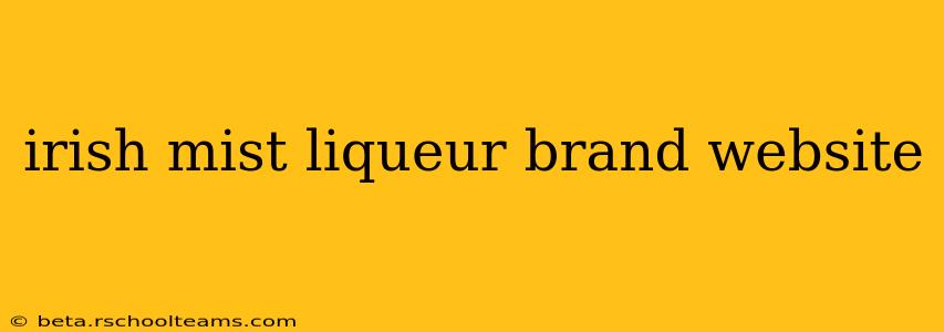 irish mist liqueur brand website