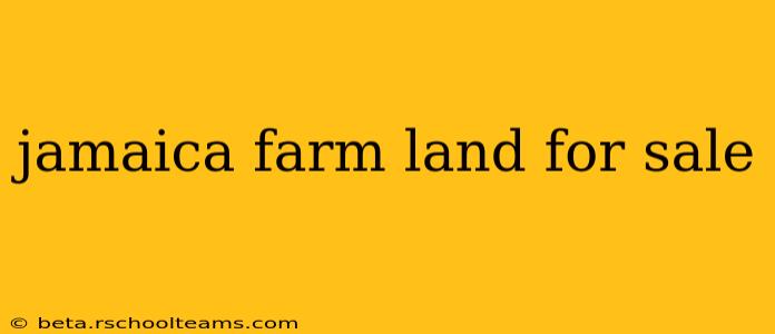 jamaica farm land for sale