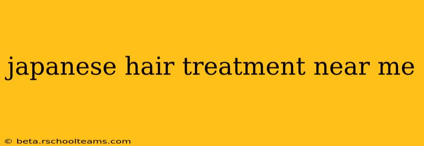 japanese hair treatment near me