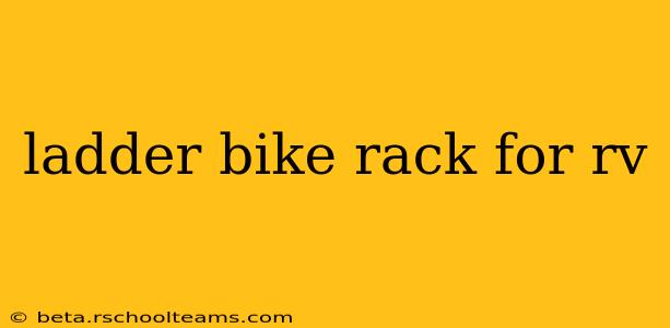 ladder bike rack for rv