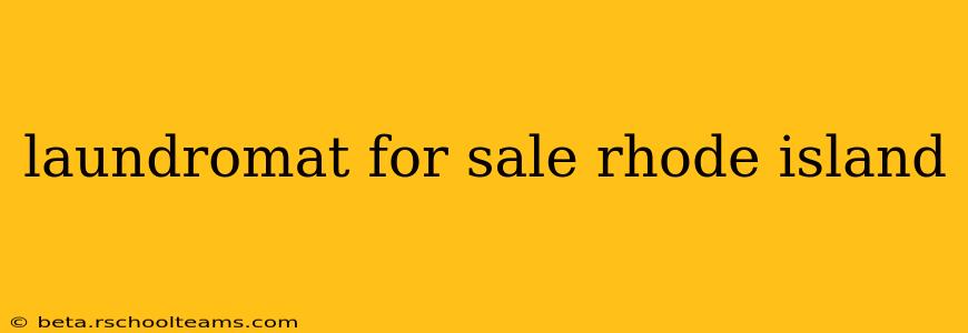laundromat for sale rhode island