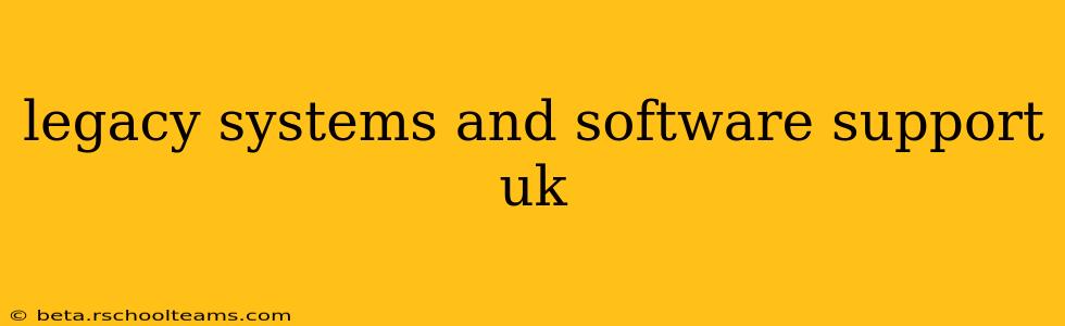 legacy systems and software support uk