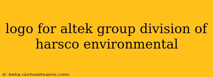 logo for altek group division of harsco environmental