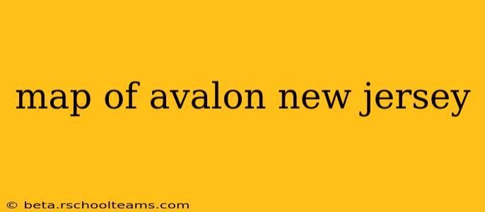 map of avalon new jersey