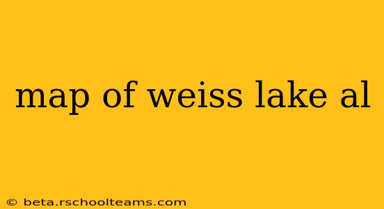 map of weiss lake al