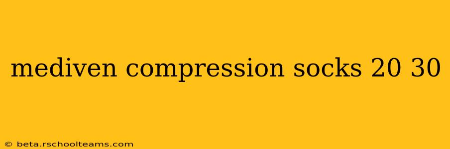 mediven compression socks 20 30