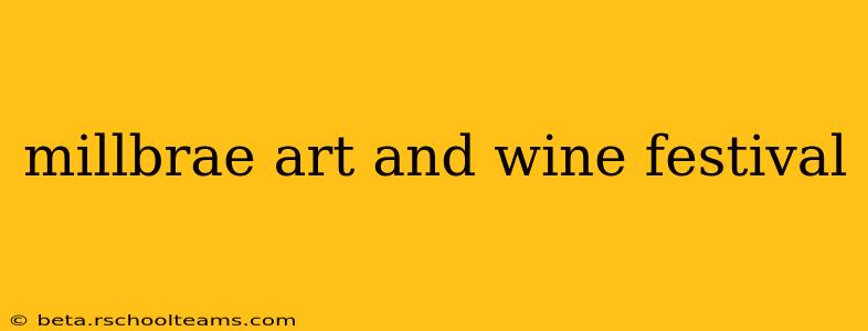 millbrae art and wine festival