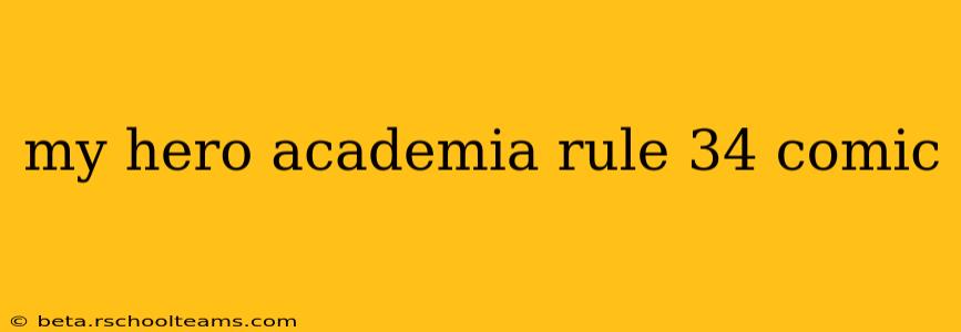 my hero academia rule 34 comic