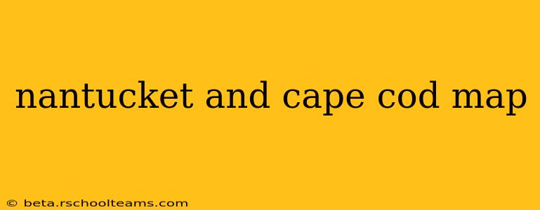 nantucket and cape cod map