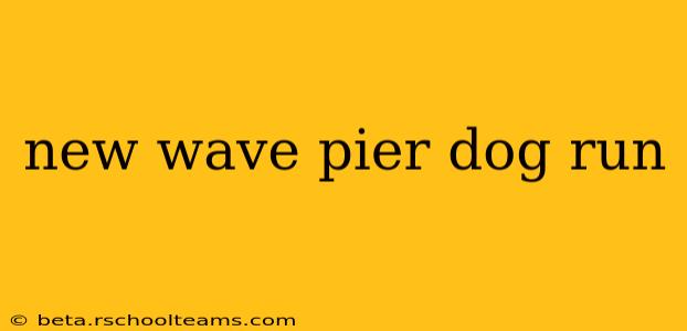 new wave pier dog run