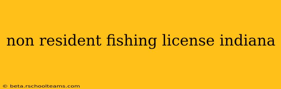 non resident fishing license indiana