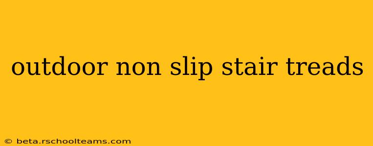 outdoor non slip stair treads