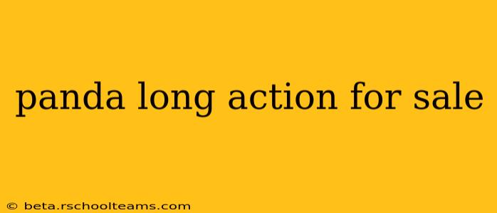 panda long action for sale