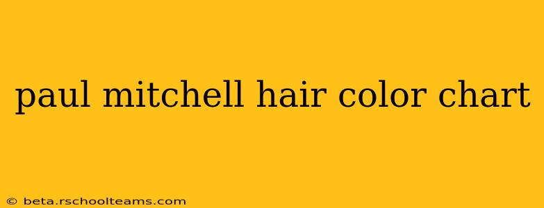 paul mitchell hair color chart