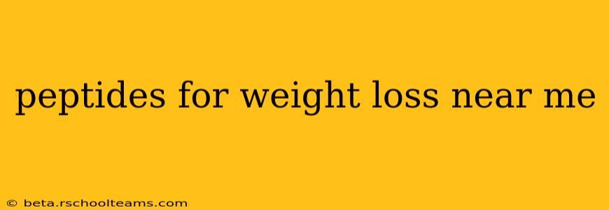 peptides for weight loss near me