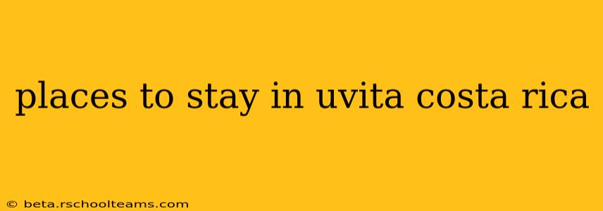 places to stay in uvita costa rica