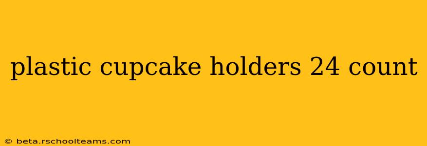 plastic cupcake holders 24 count