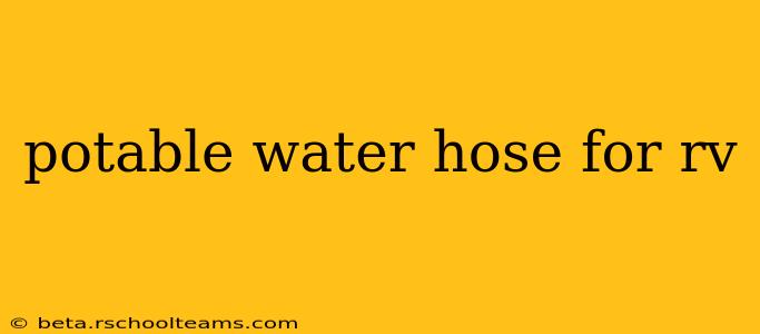 potable water hose for rv