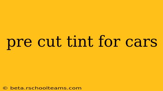 pre cut tint for cars