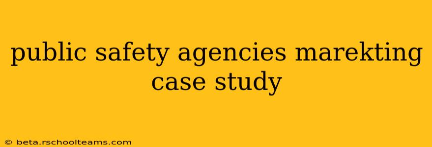 public safety agencies marekting case study