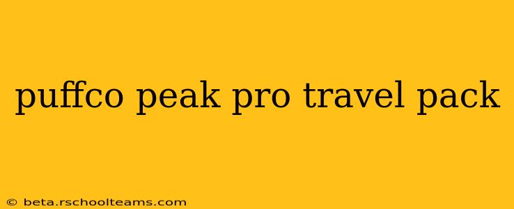puffco peak pro travel pack