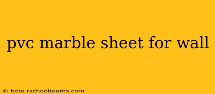 pvc marble sheet for wall