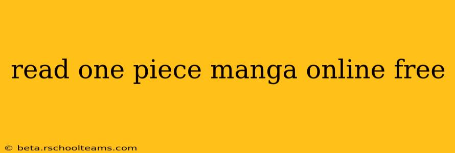 read one piece manga online free
