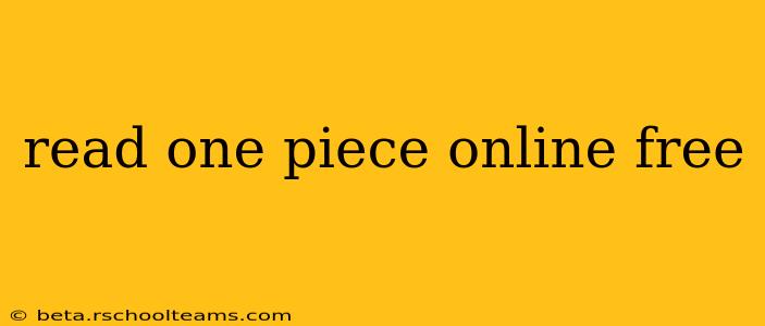 read one piece online free