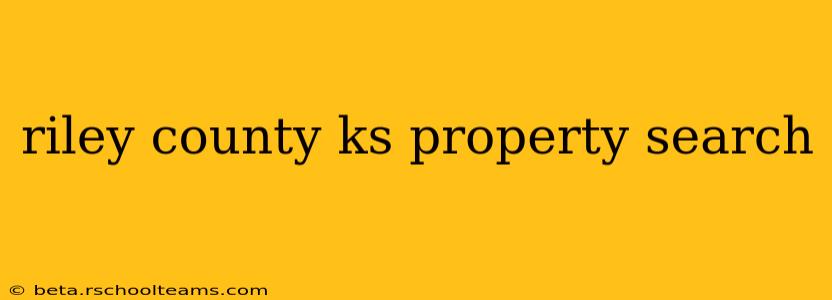 riley county ks property search