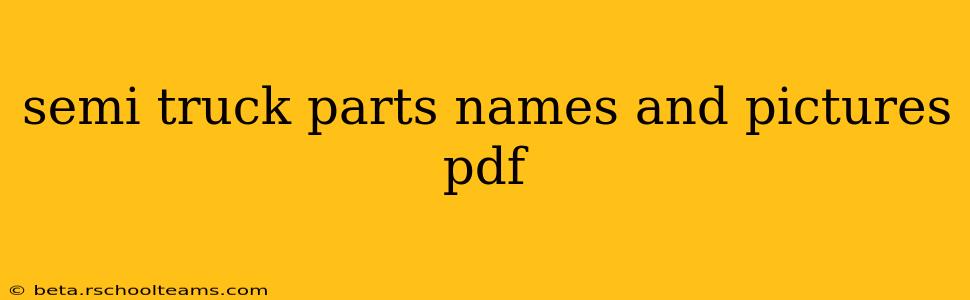 semi truck parts names and pictures pdf