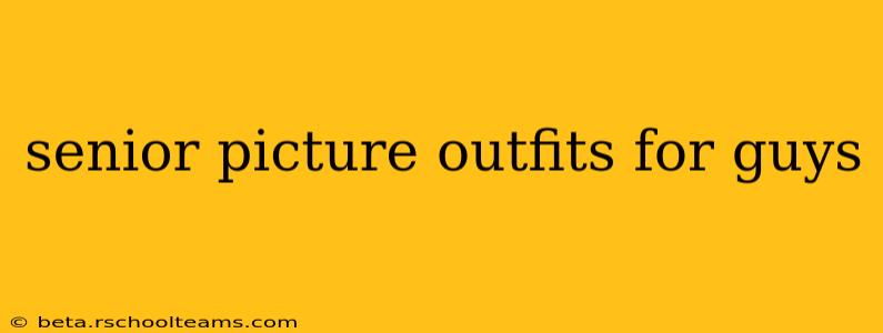 senior picture outfits for guys