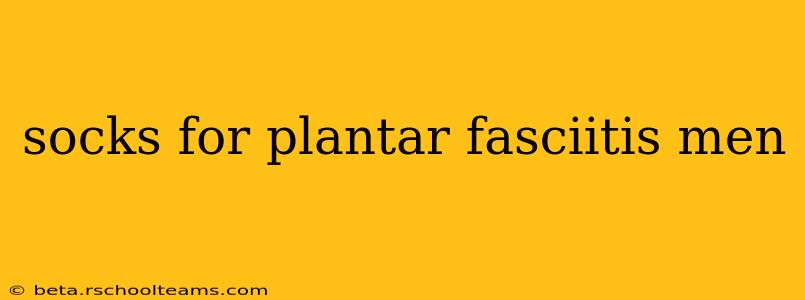 socks for plantar fasciitis men