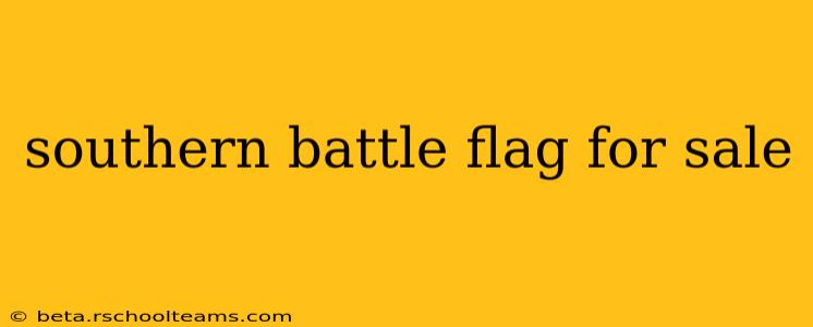 southern battle flag for sale