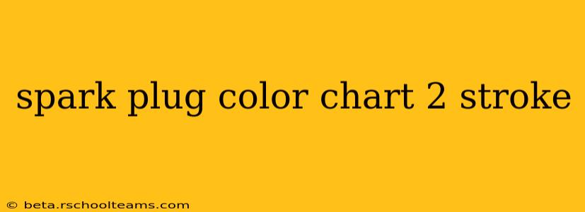 spark plug color chart 2 stroke