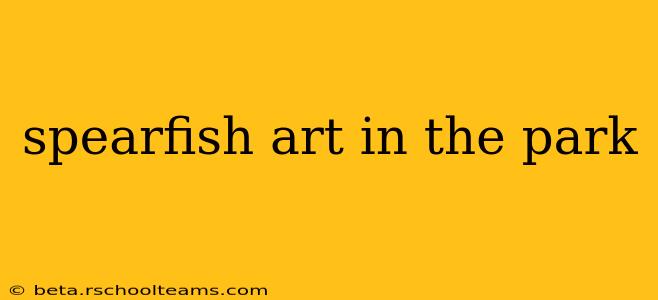 spearfish art in the park