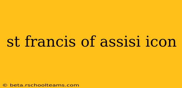 st francis of assisi icon