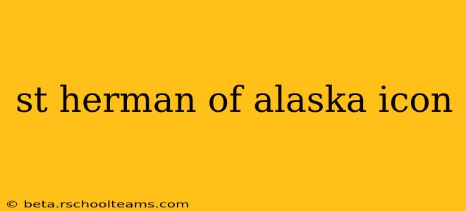 st herman of alaska icon