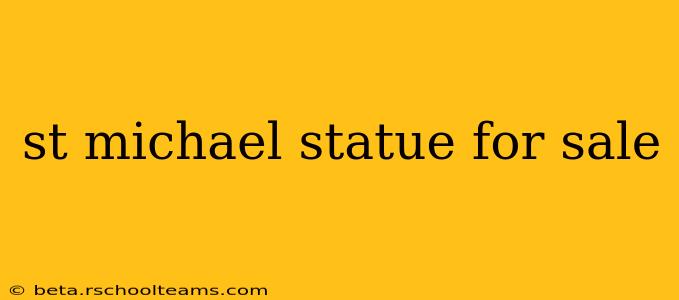 st michael statue for sale