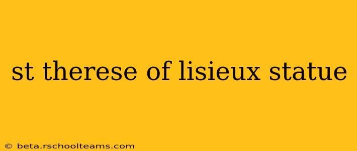 st therese of lisieux statue