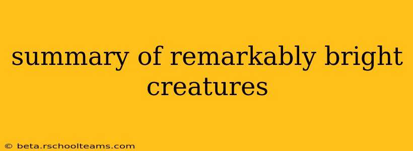 summary of remarkably bright creatures