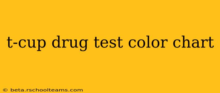 t-cup drug test color chart