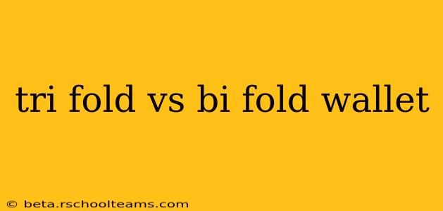 tri fold vs bi fold wallet