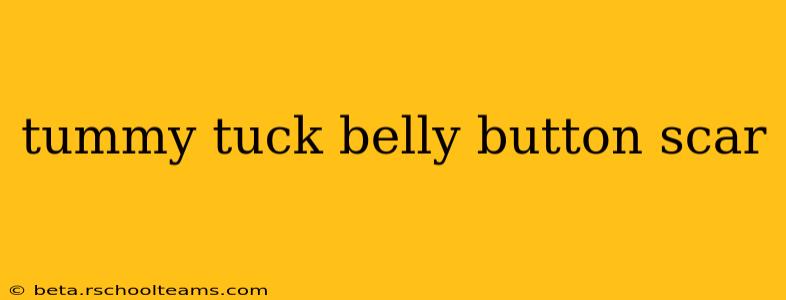 tummy tuck belly button scar