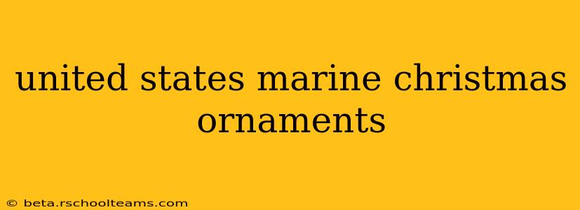 united states marine christmas ornaments