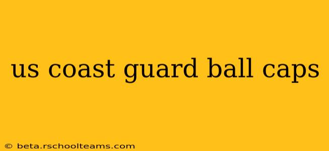 us coast guard ball caps