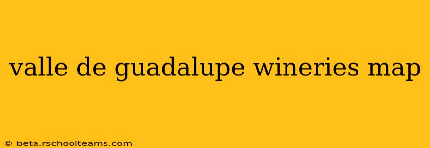valle de guadalupe wineries map