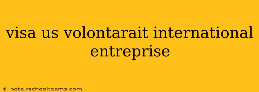 visa us volontarait international entreprise
