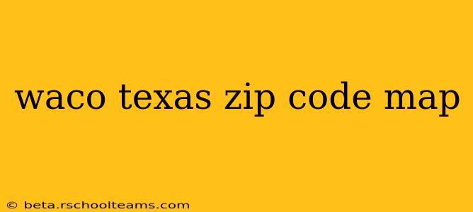 waco texas zip code map