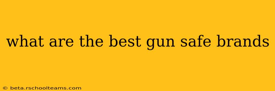 what are the best gun safe brands